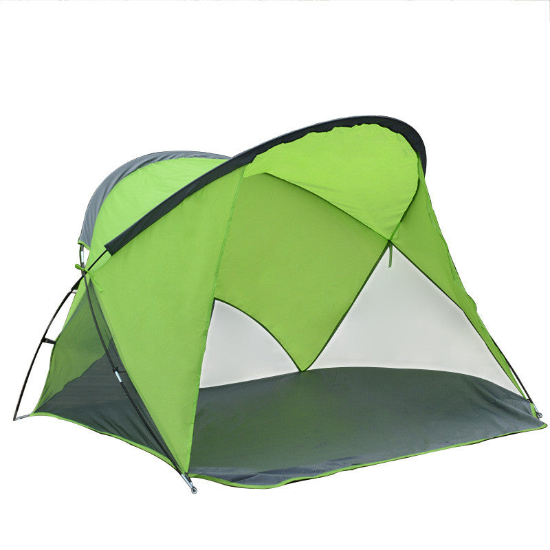 Nouvelle tente de plage en plein air Fournitures de camping Auvent Tente de camping de plage en plein air Double Voyage Pêche