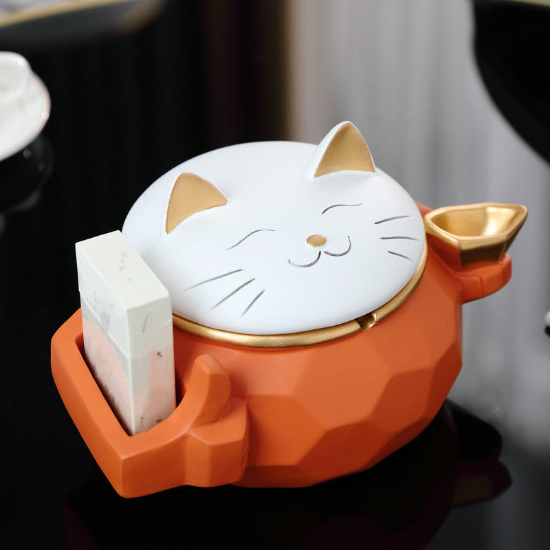 Creative Personality Trend Cute Ashtray With Lid