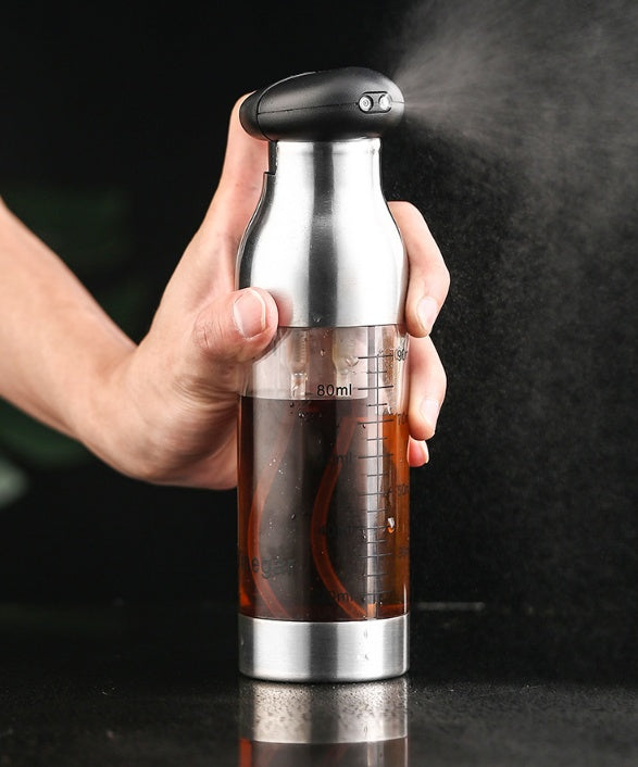 Vaporisateur d'huile en acier inoxydable Bouteille de vinaigre vaporisateur