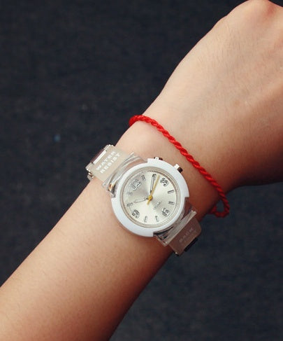 Korean Version Of The LED Light Cool Tide Damen Harajuku Trend Personality Of Students Leisure Sports Night Watch Jelly