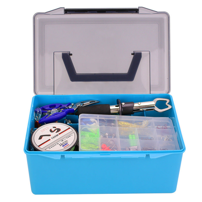 Kit d'Accessoires de Pêche 143pcs Assortiment de Leurres Minnow