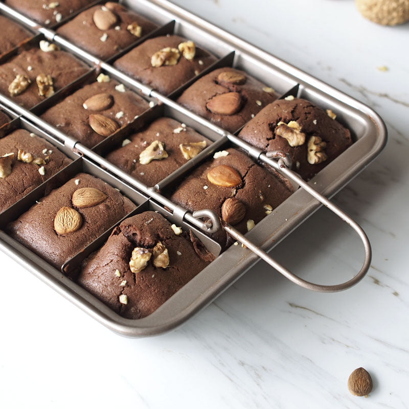 Molde para hornear brownies Molde para pasteles Molde cuadrado para hornear pan