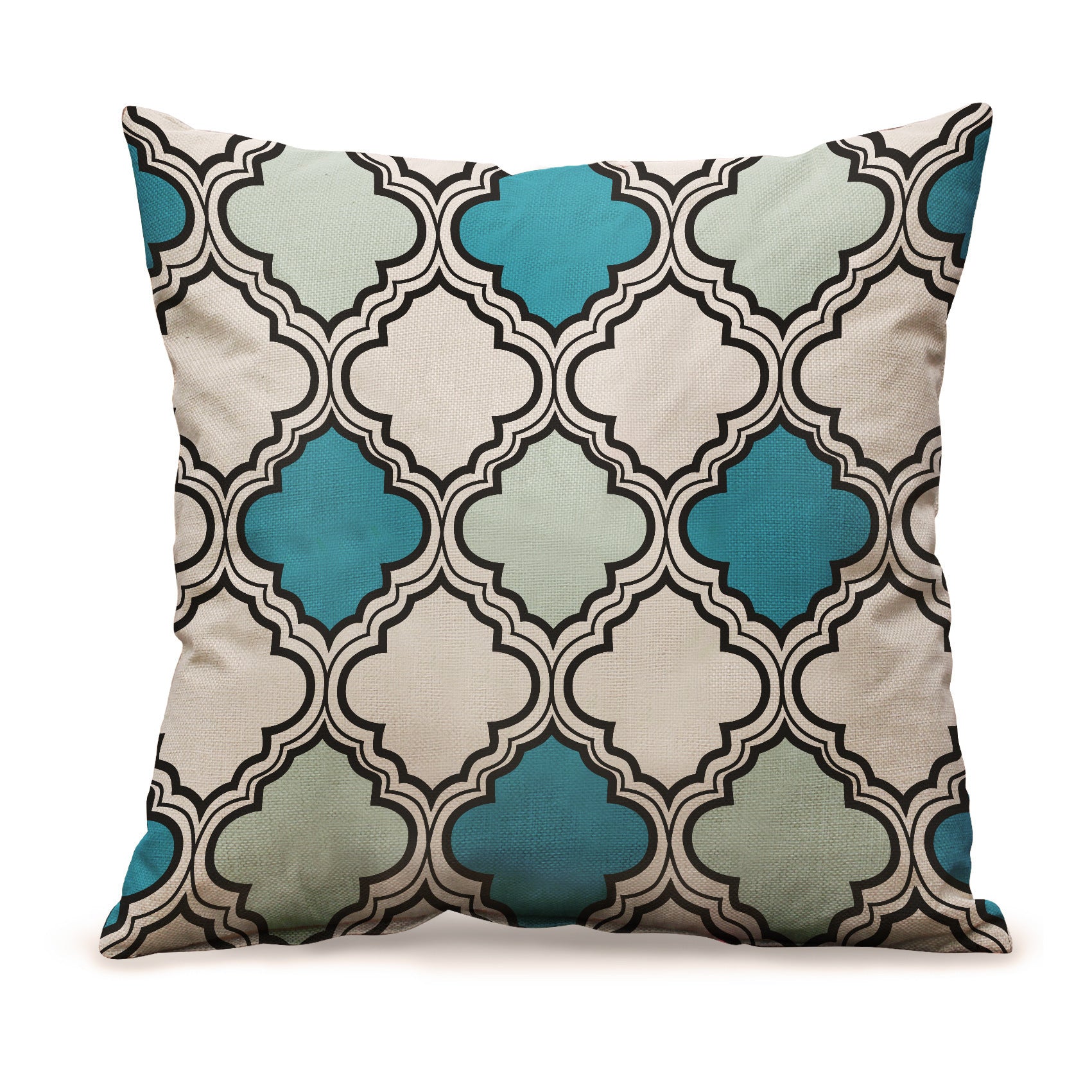 Pillow Cover Linen Cushion Sofa Car Back