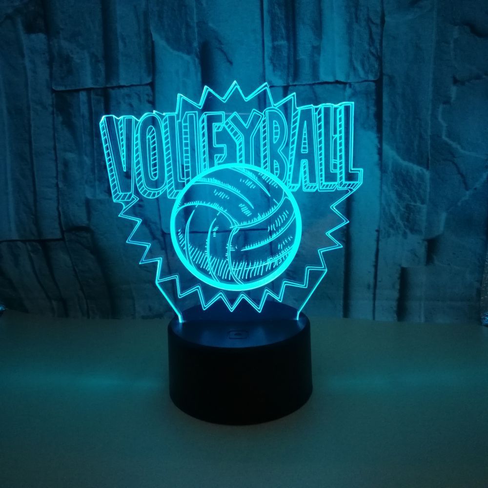 Veilleuse LED 3D volleyball