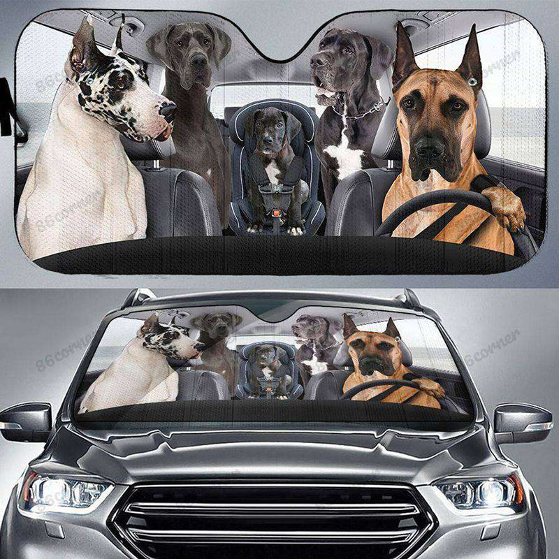 Car Sunshade Front Gear Heat Insulation Free Punch