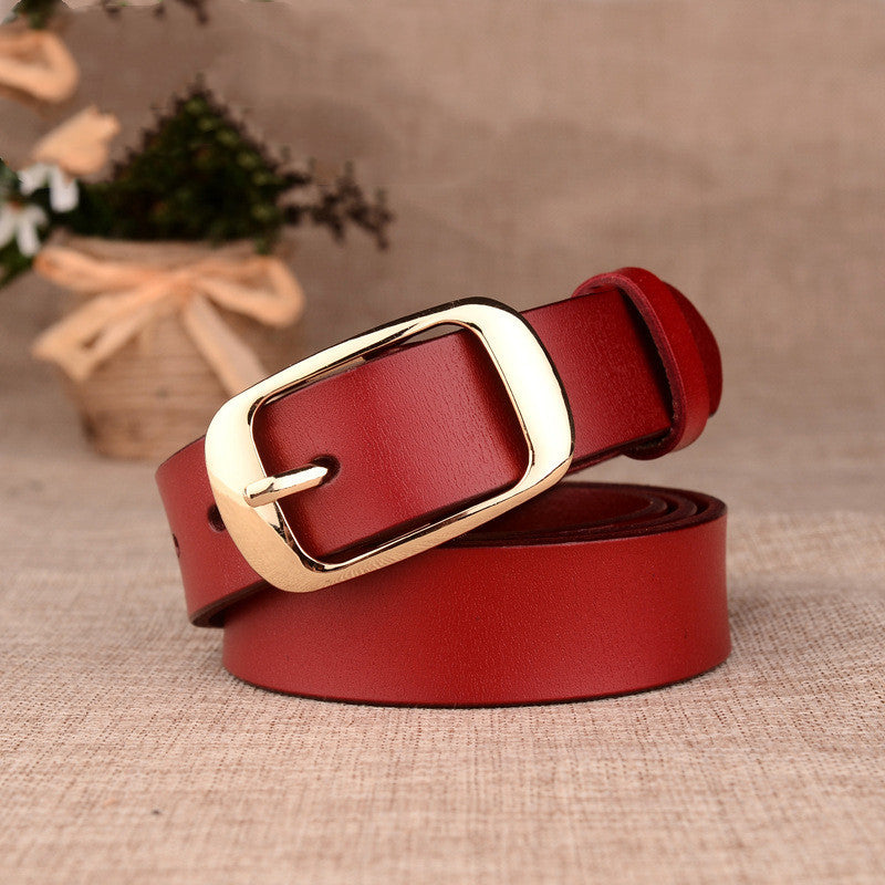 Ceinture en cuir pour femmes