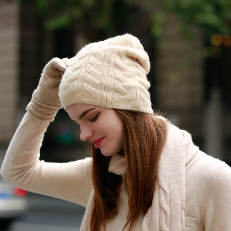 Women's Versatile Baotou Ear Protection Warm Hat