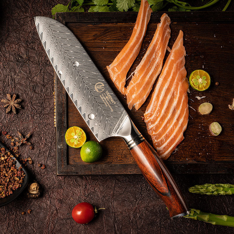 Damascus Steel Knife Professional Fruit Cutter