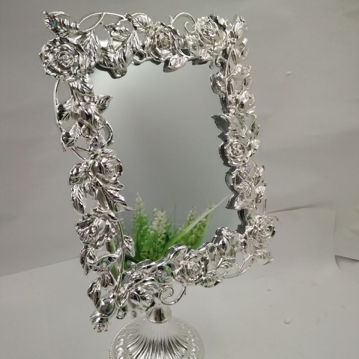 Festive Wine Red Makeup Mirror