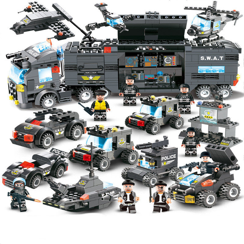 Mens Creative Building Blocks Assembled Toy Set