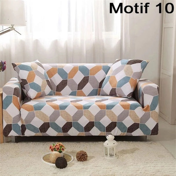 Housse de canapé coussin canapé imprimé housse de canapé