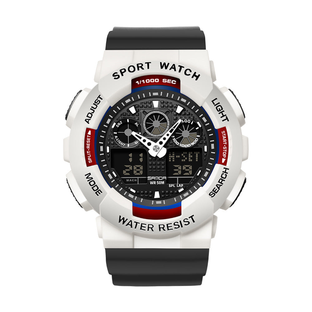 Montre numérique de sport multifonctionnelle étanche pour femmes