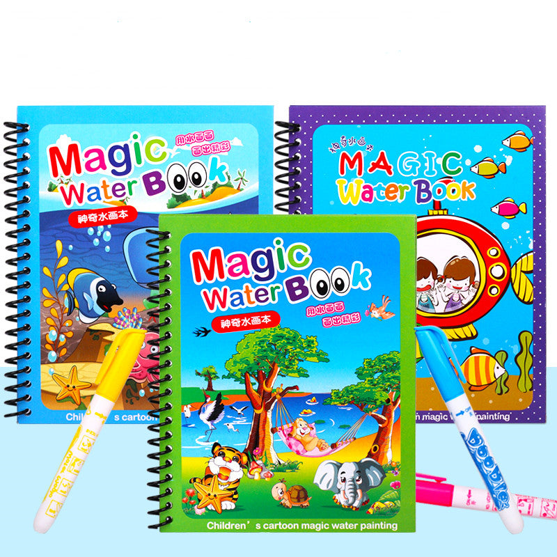 Children's Magic Water Painting Book