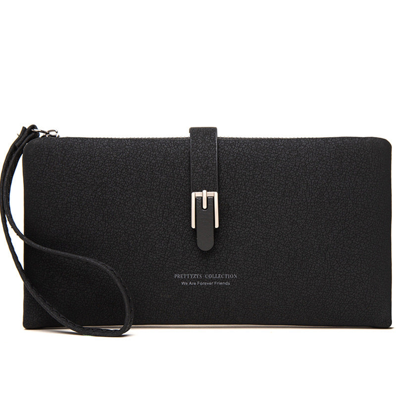 Portefeuille long pour femme, pochette simple