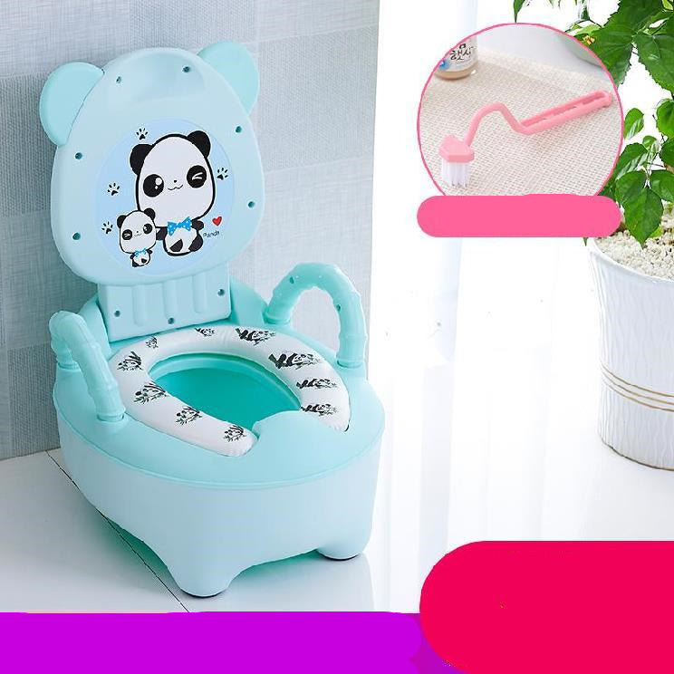 Male Baby Sits On A Toilet Special For Children''s Artifact