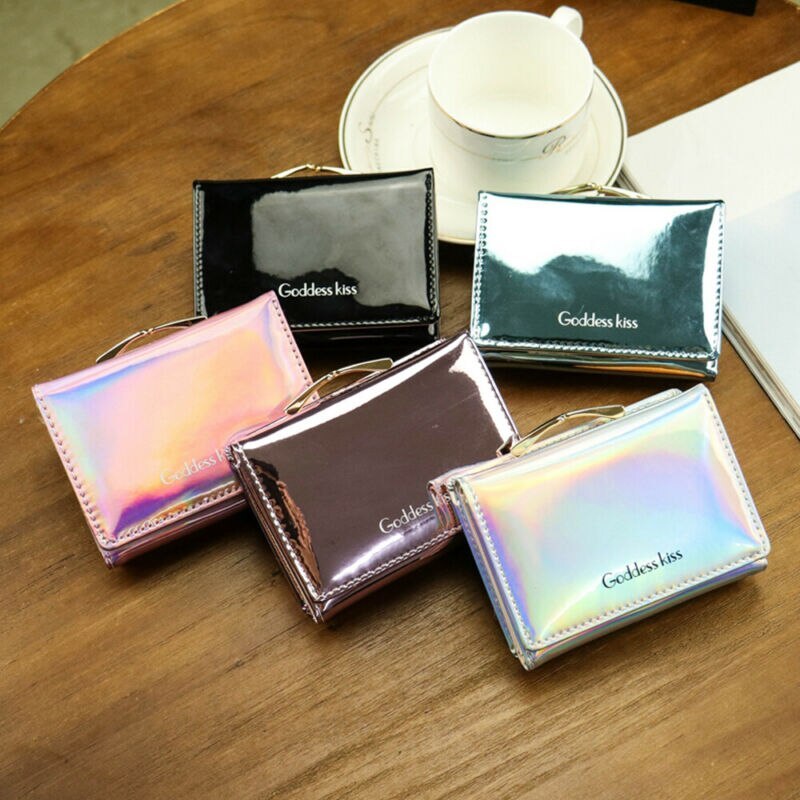 Student's Cute Simple Cool Retro Foldable Wallet For Women