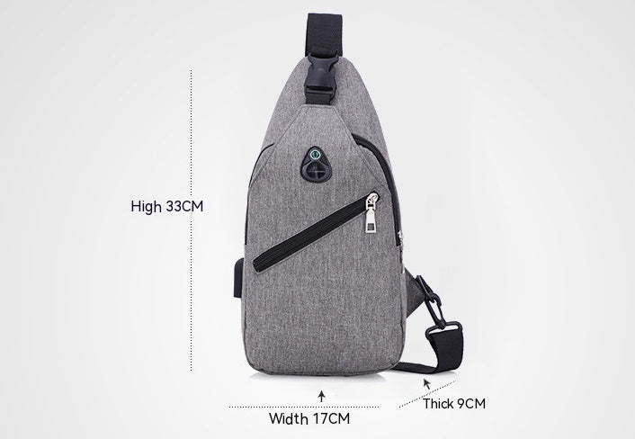 Men's Chest Shoulder Crossbody Bag Leisure Sports