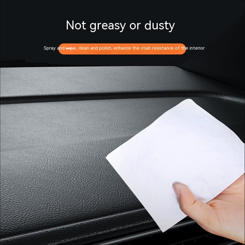 Car Interior Wax Wipes Cleaning Supplies