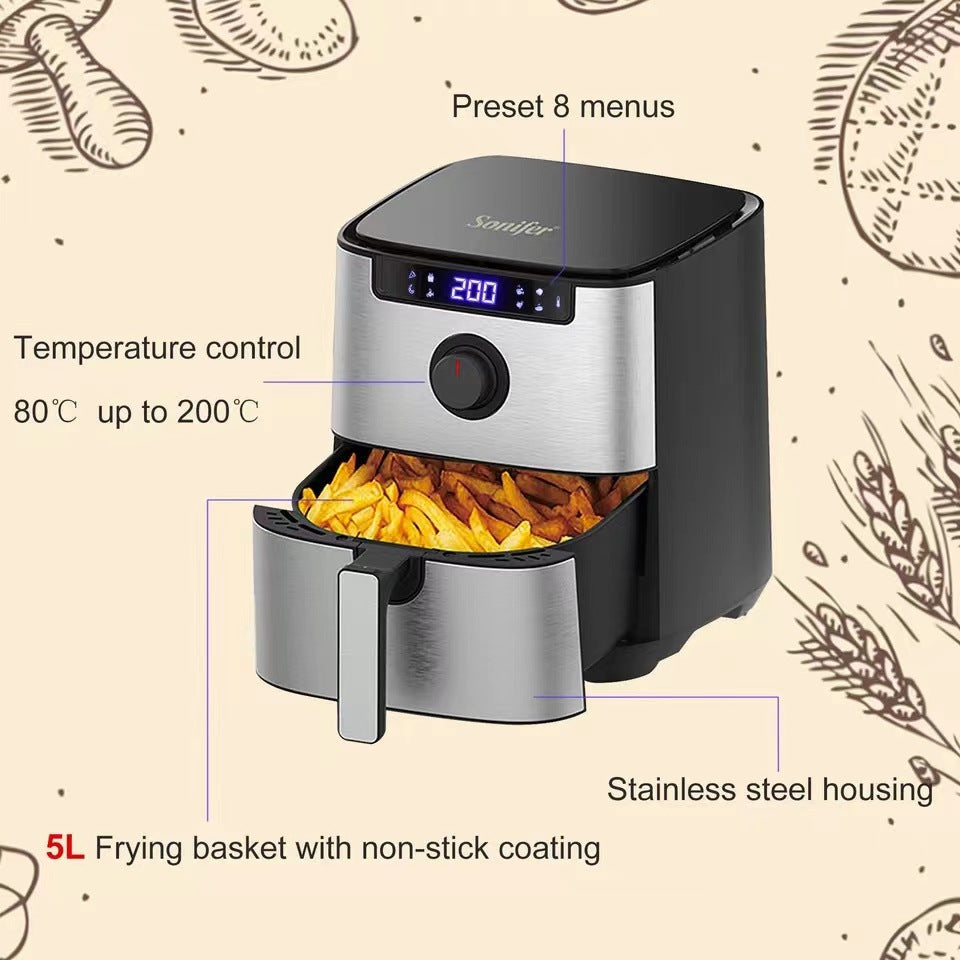 Friteuse à air 50L à écran tactile domestique