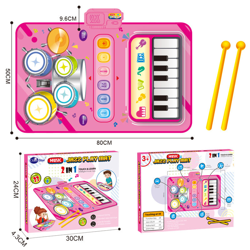 Batterie multifonctionnelle interactive 2-en-1 pour enfants