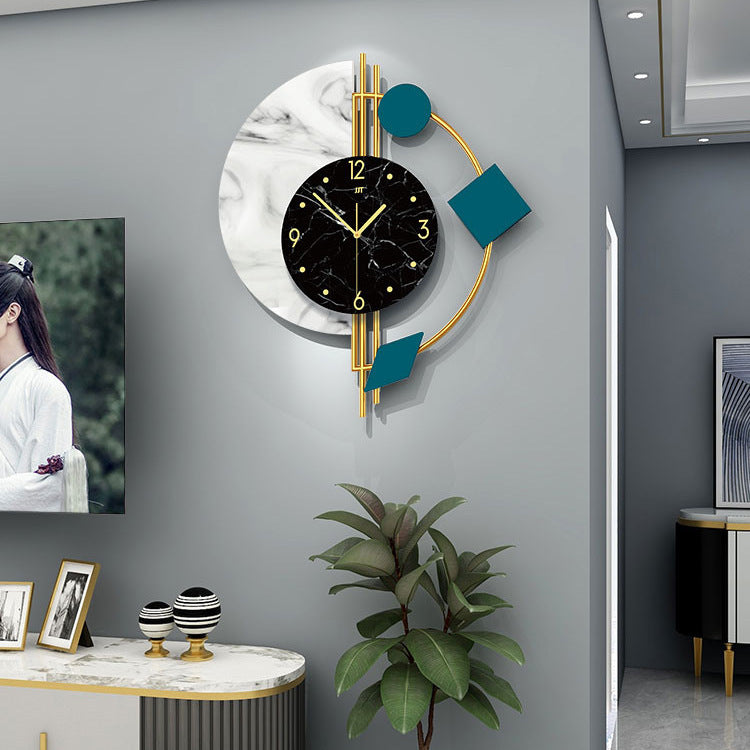 Horloges Murales à Quartz Créatives Simples et Élégantes pour Salon