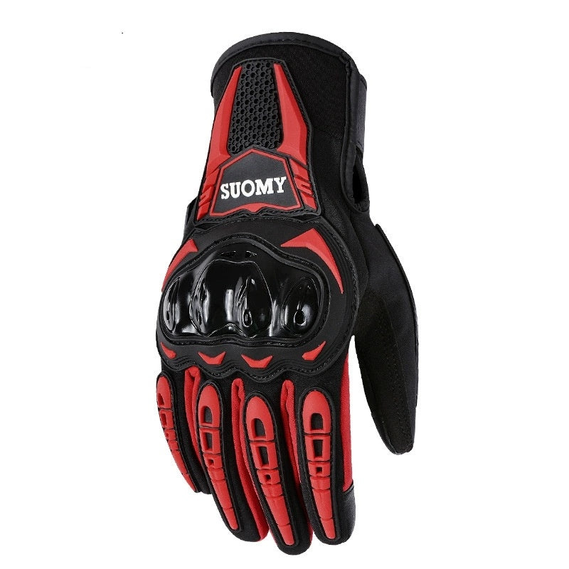 Gants de moto chauds anti-chute antidérapants