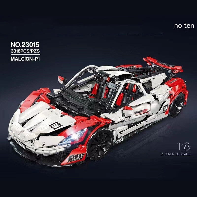 Technology Sports Car Building Blocks Decompression Assembled Toy Car Model