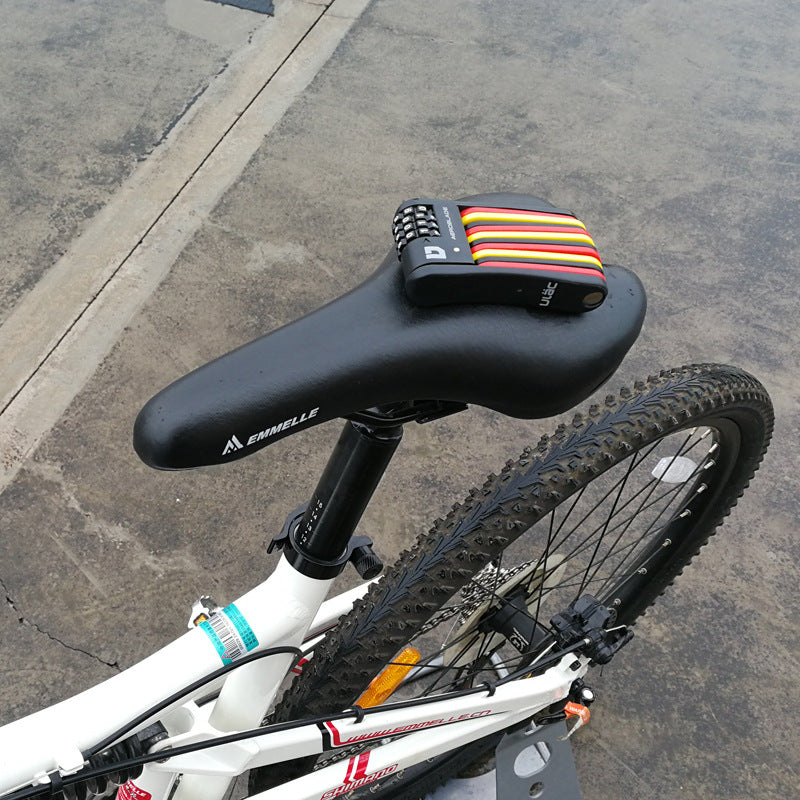 Mini Password Folding Lock Bicycle Lock Portable