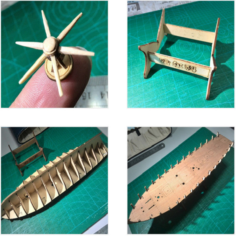 Modèle de Voilier en Bois à Assembler, Bateau à Voiles Classique Occidental DIY