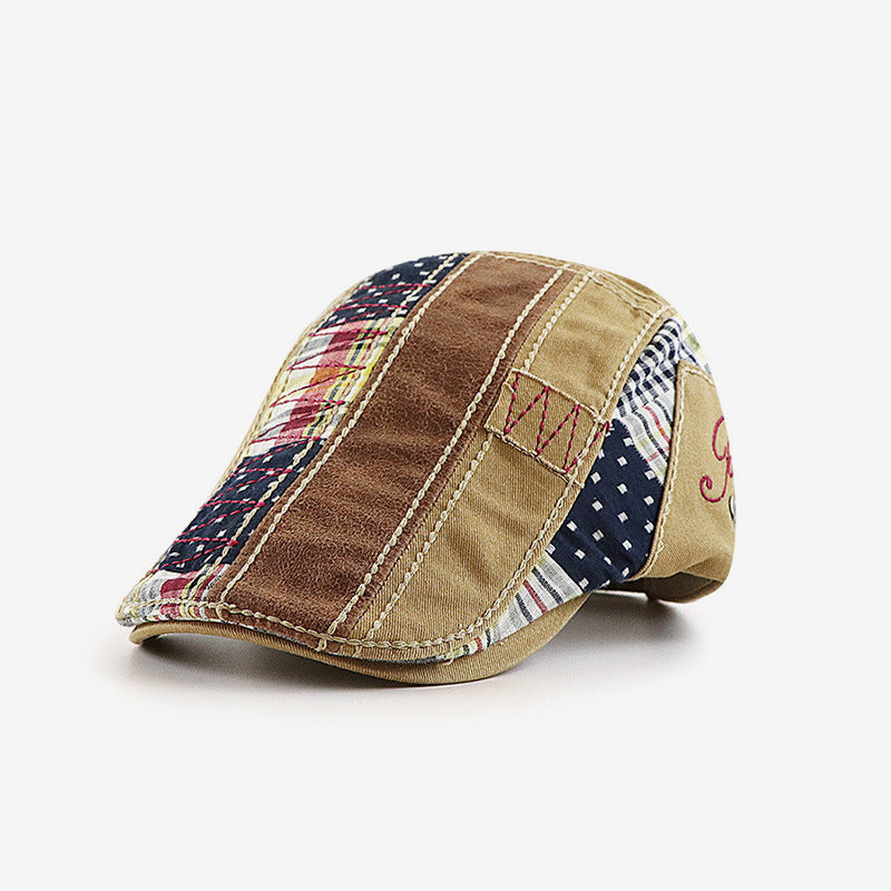 Casquette plate décontractée britannique européenne et américaine pour hommes