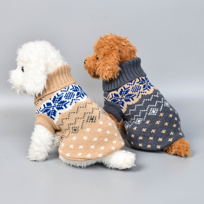 Pull Minimaliste Imprimé Chien Mignon