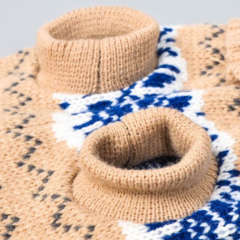 Pull Minimaliste Imprimé Chien Mignon