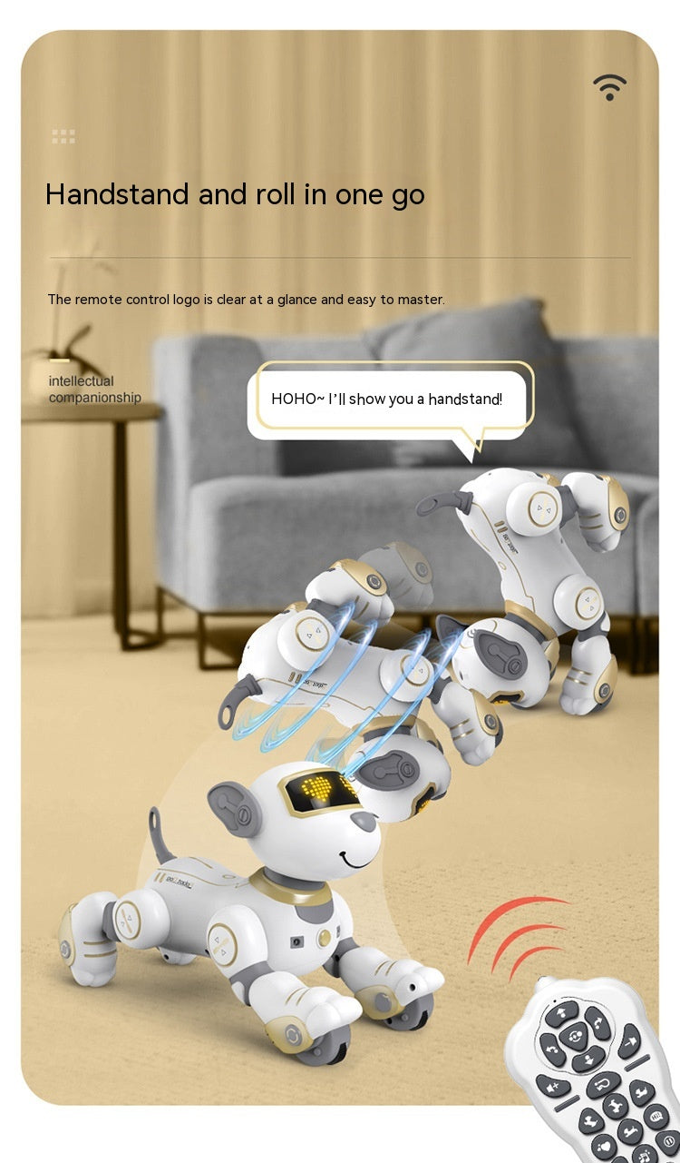 Chien robot intelligent de simulation cascadeur télécommandé électrique