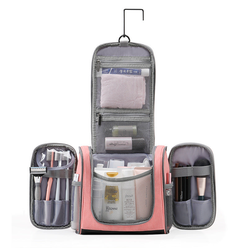 Grande trousse de toilette et de maquillage en cuir PU