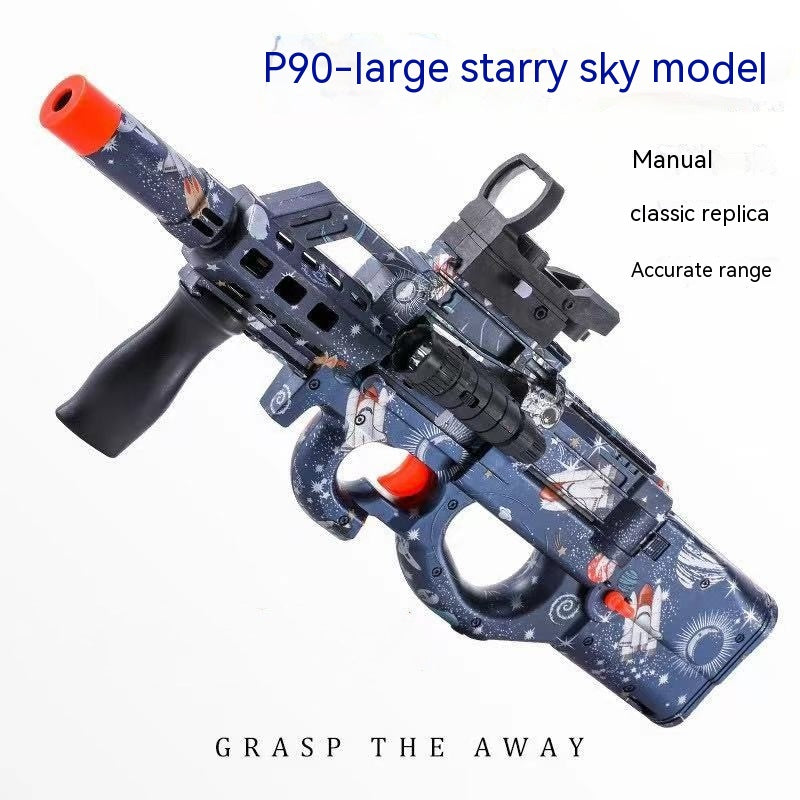 Electric High-speed Continuous Hair Soft Elastic Boy Crystal Toy Gun