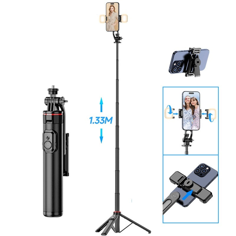 C12 Selfie Stick Bluetooth-compatible Magnetic Bracket