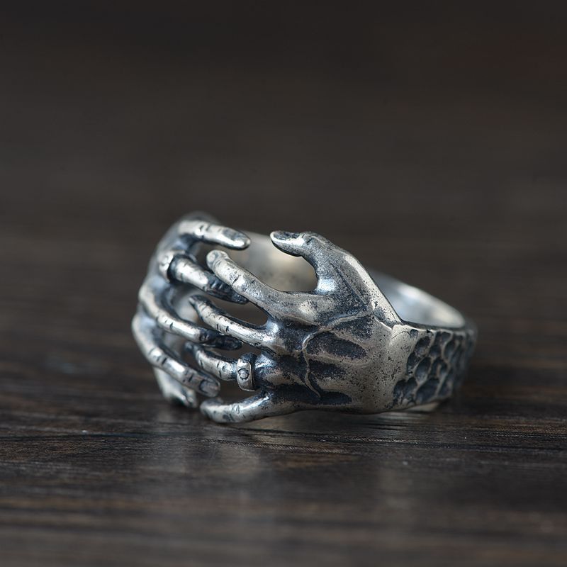 S925 Silver Vintage Thai Silver Ring