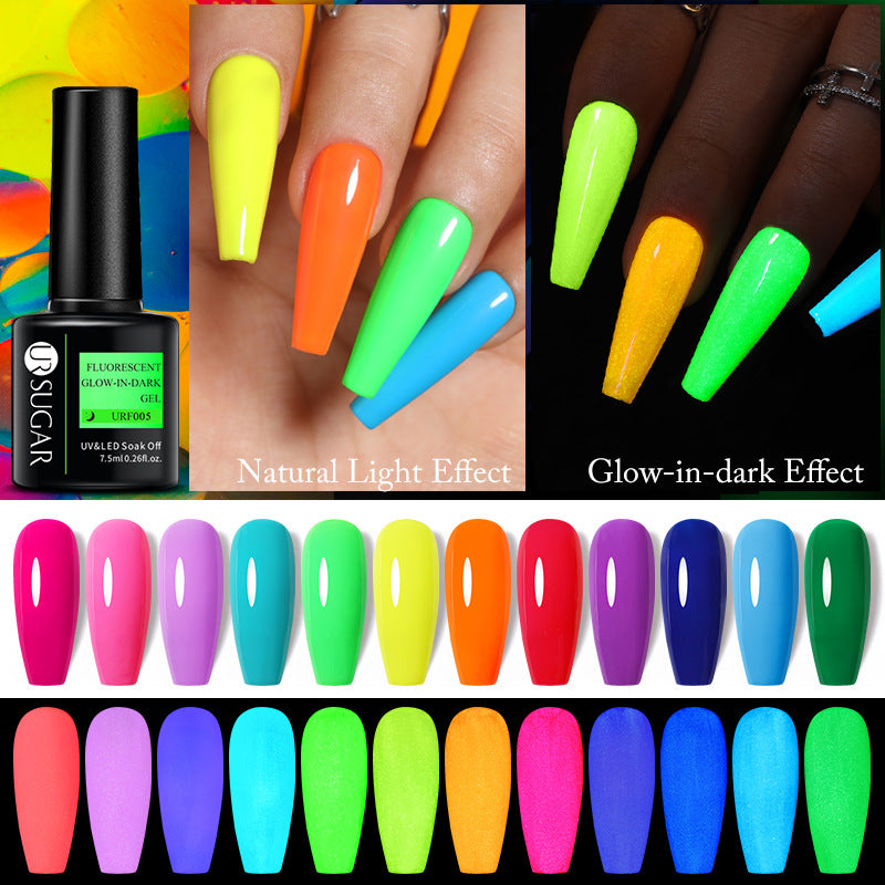 Special Fluorescent Candy Color Nail Glue