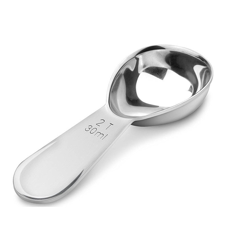 Cuillère doseuse en acier inoxydable pour balance à café, ustensiles de pâtisserie