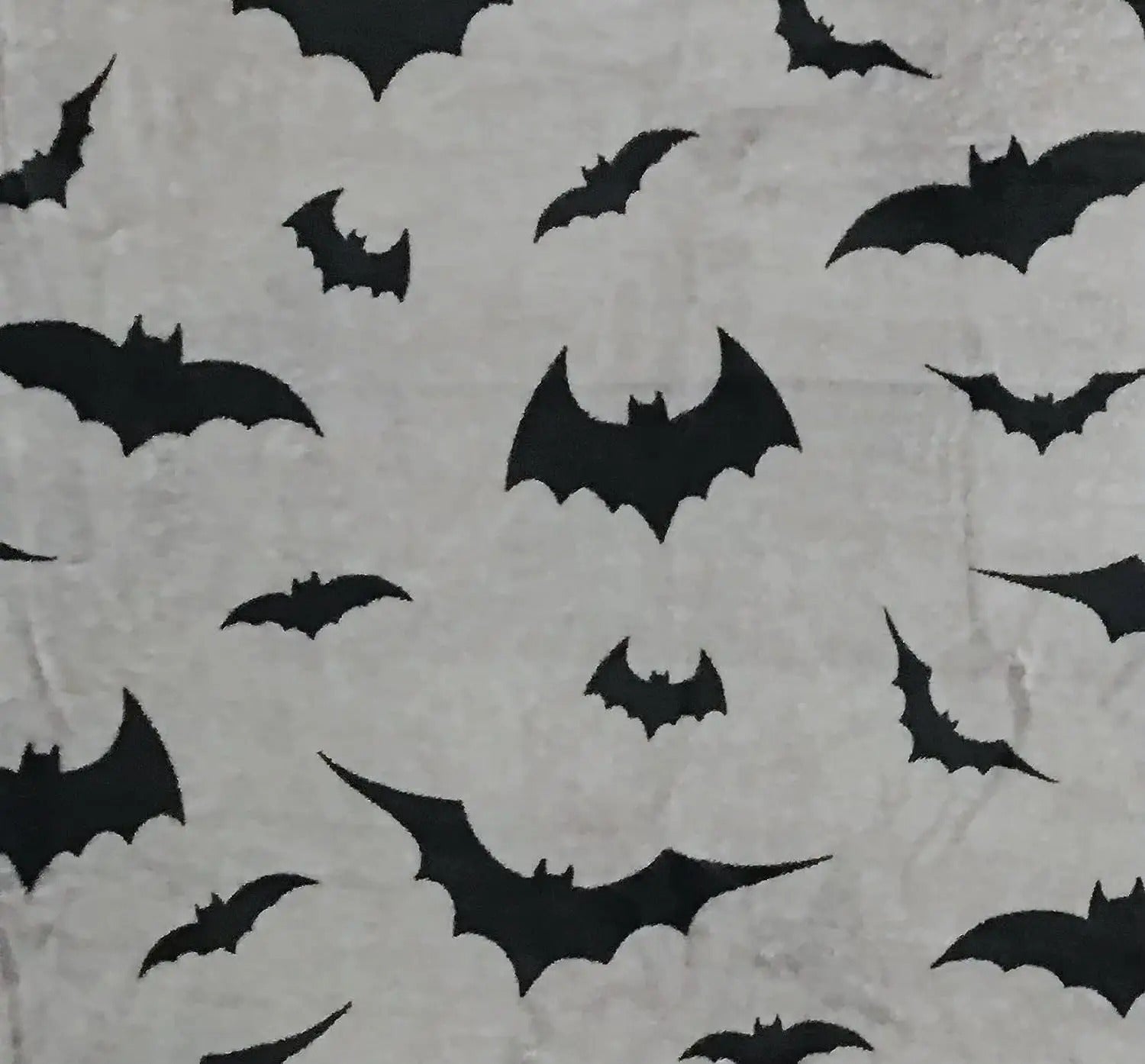 Gray Velvet Bat Flannel Blanket