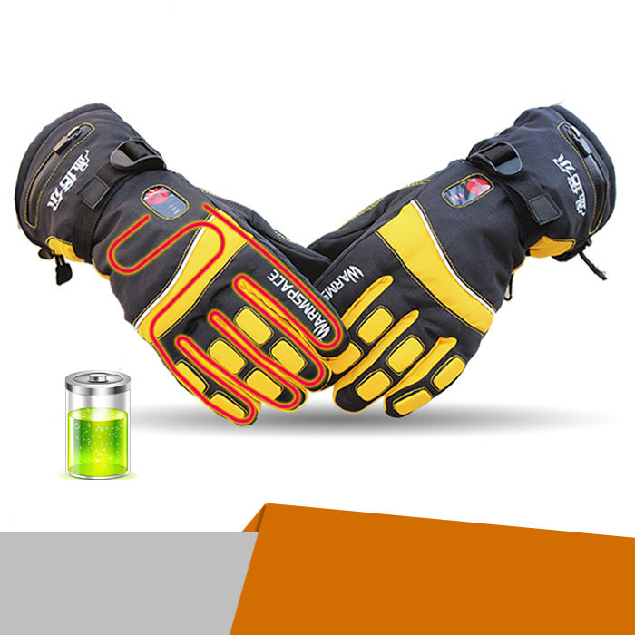 Temperature control electric heating gloves