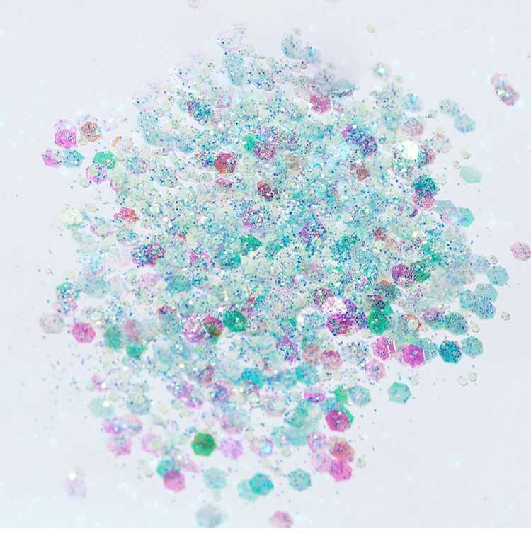 Lot de paillettes lumineuses pour nail art "Symphonie"