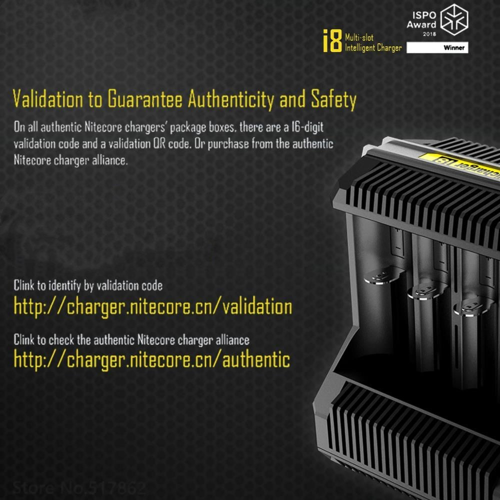Knightcol I8 fast lithium battery charger