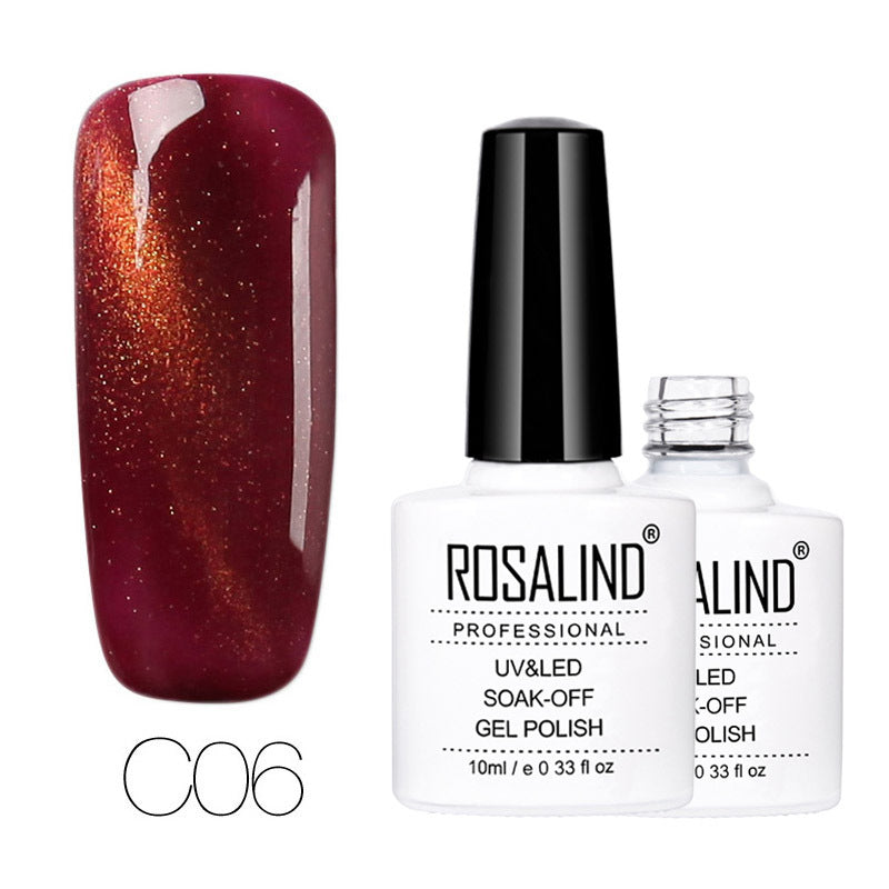 Vernis à ongles gel photothérapie effet œil de chat 30 couleurs