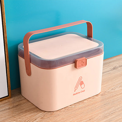 Portable Portable Double-layer First Aid Medicine Box