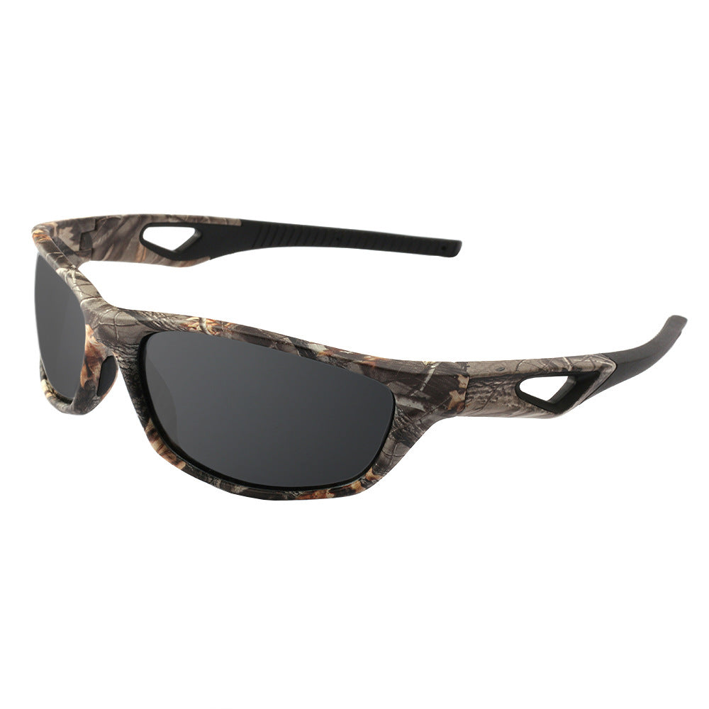 Europe et États-Unis camouflage lunettes de sport équitation pêche lunettes de soleil polarisées film couleur lunettes polarisées