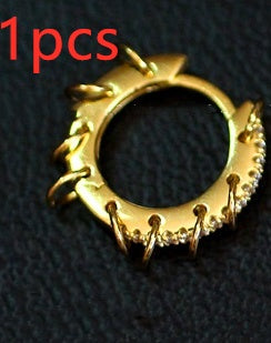 Boucles d'oreilles en métal de style européen et américain