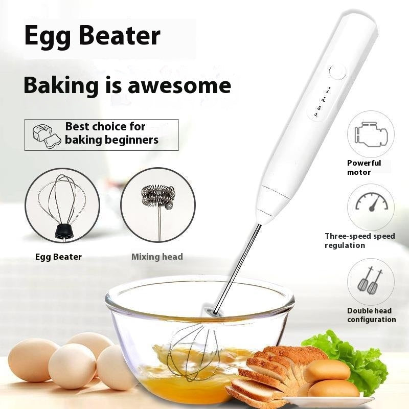 Batteur à œufs électrique mini-fouet de cuisine domestique