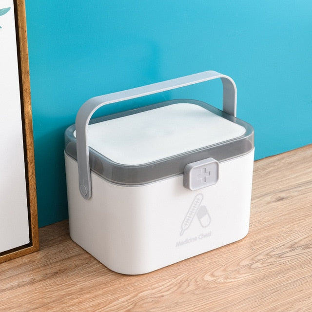 Portable Portable Double-layer First Aid Medicine Box