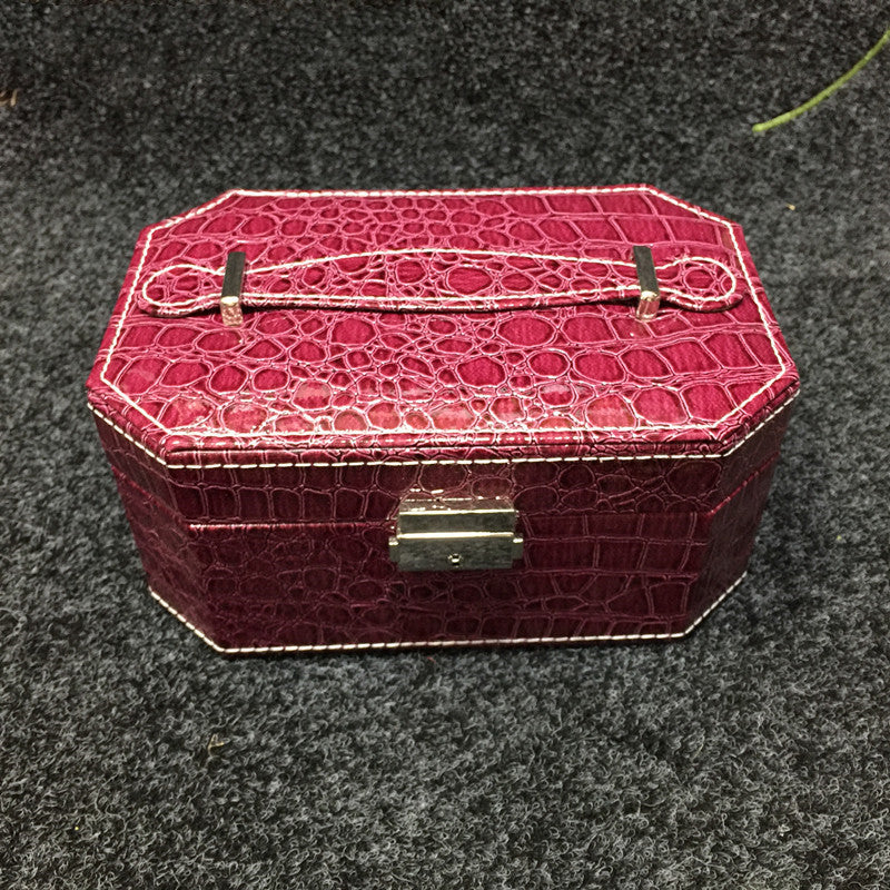 Boîte à bijoux avec serrure, simple, Princesse, boîte de rangement européenne pour bijoux